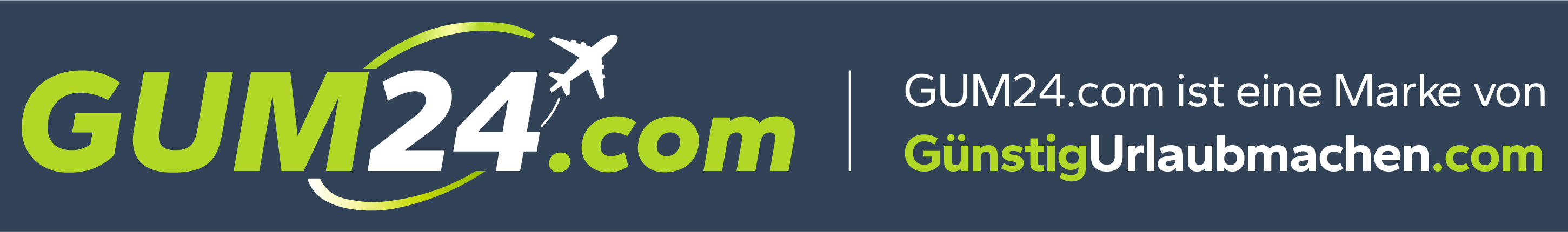 GUM24.com – Startseite; eine Marke von GünstigUrlaubmachen.com